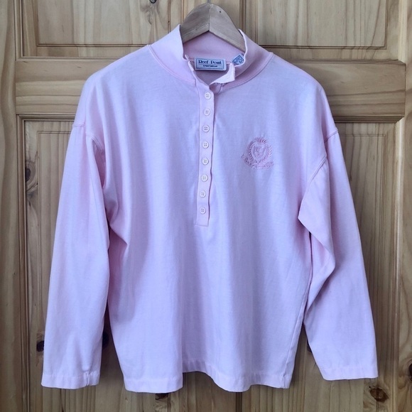 VINTAGE Reef Point high neck Henley top size large - Picture 2 of 8
